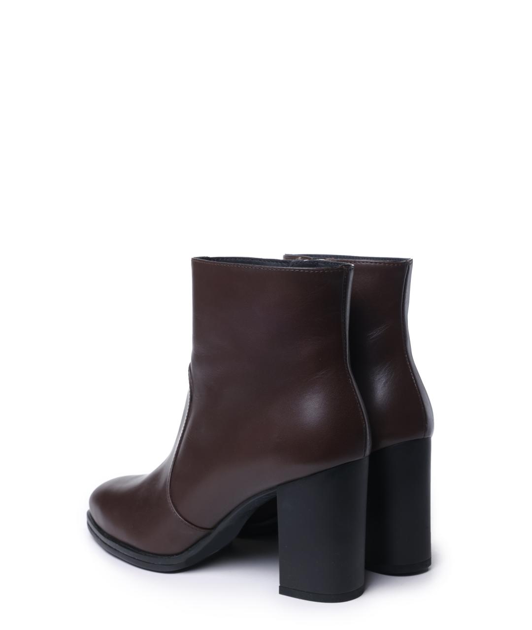 TOD'S Коричневые кожаные ботильоны, фото 3