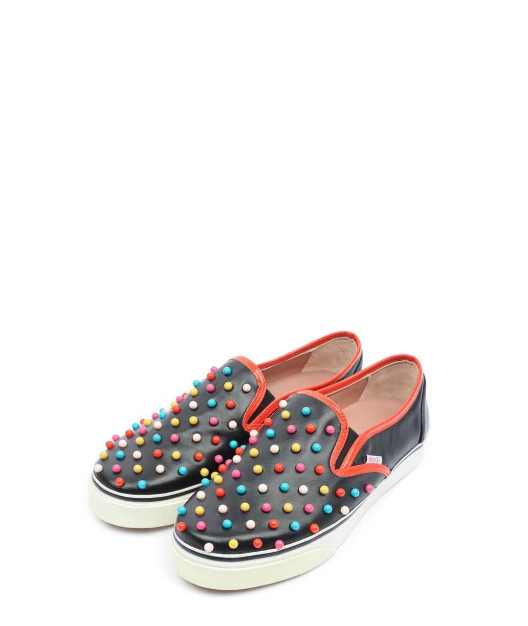 VALENTINO Мульти кожаные слипоны, фото 2