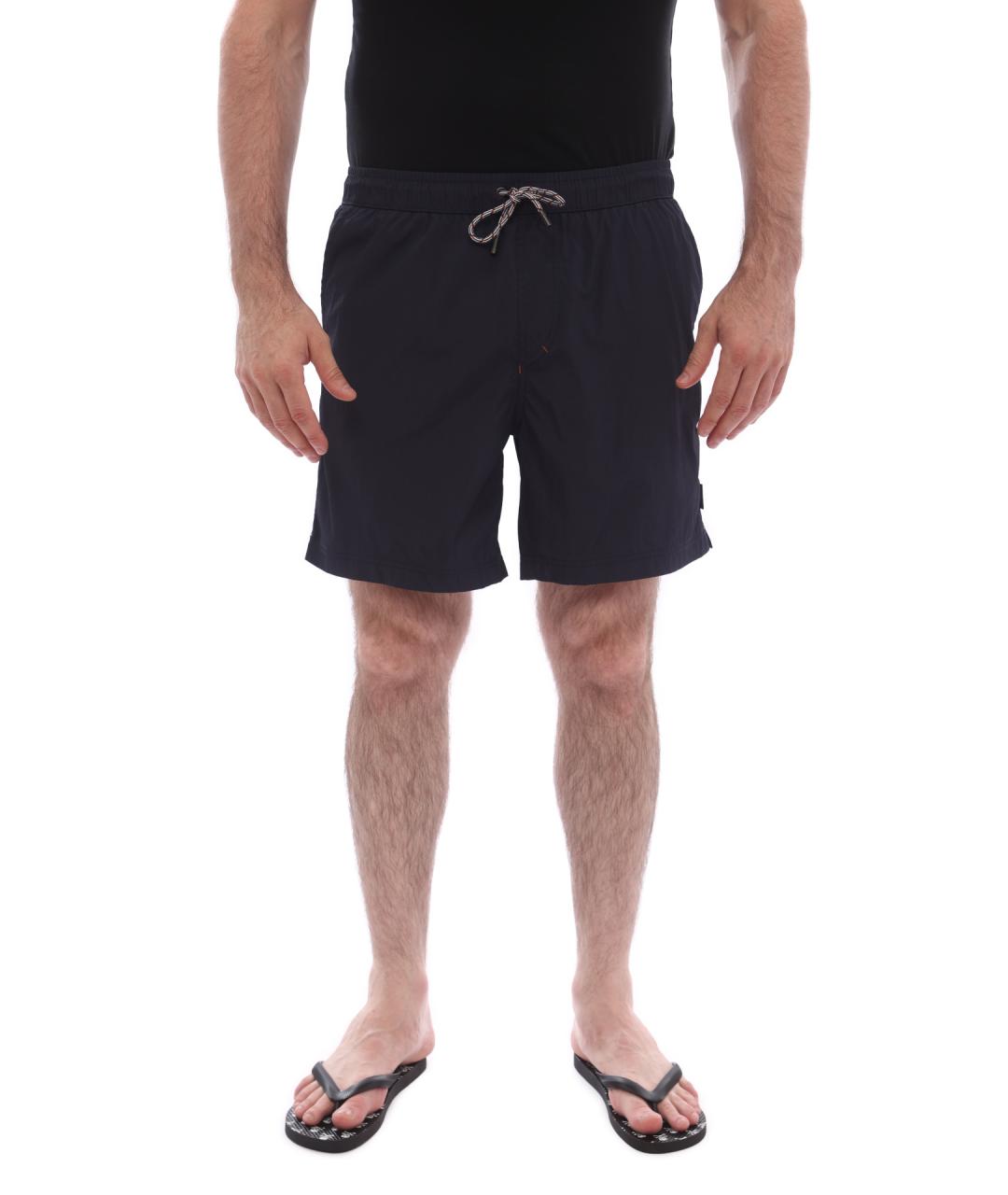 ZEGNA Темно-синие шорты, фото 1