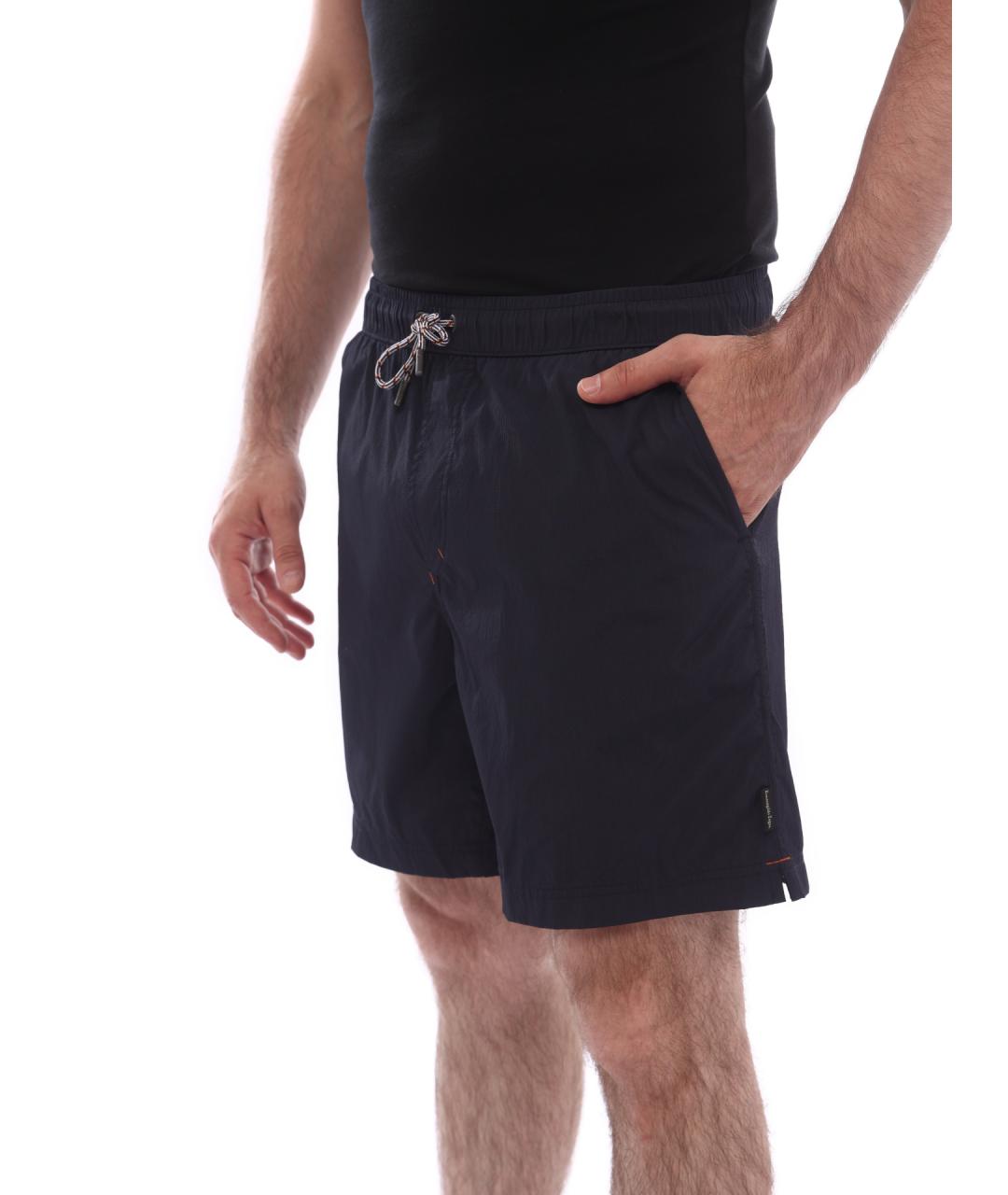 ZEGNA Темно-синие шорты, фото 3