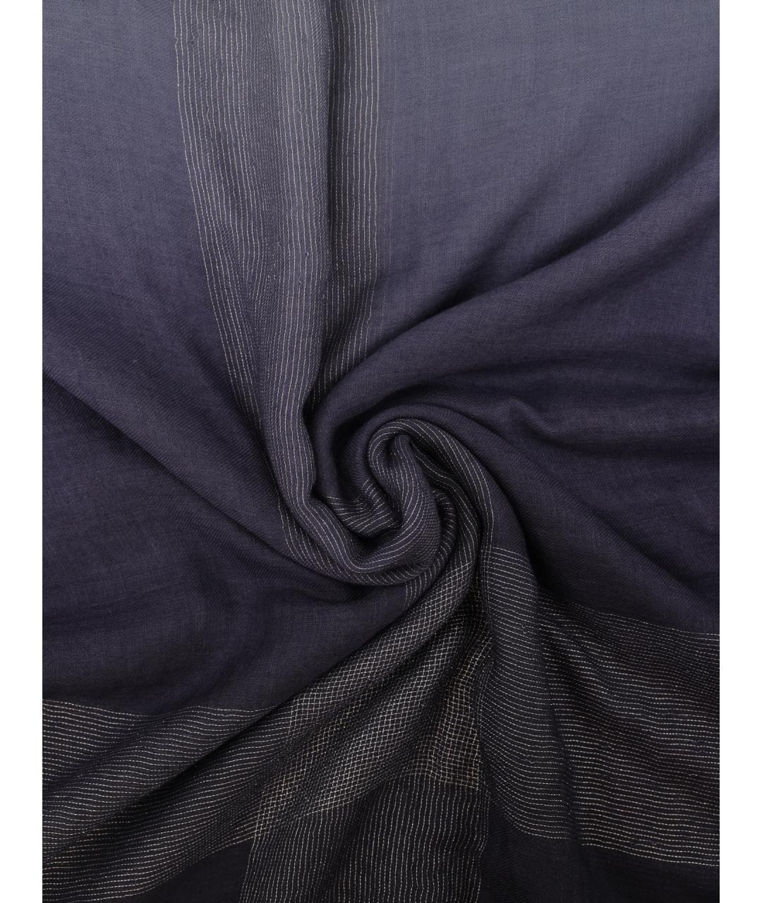 BRUNELLO CUCINELLI Бежевый льняной шарф, фото 3