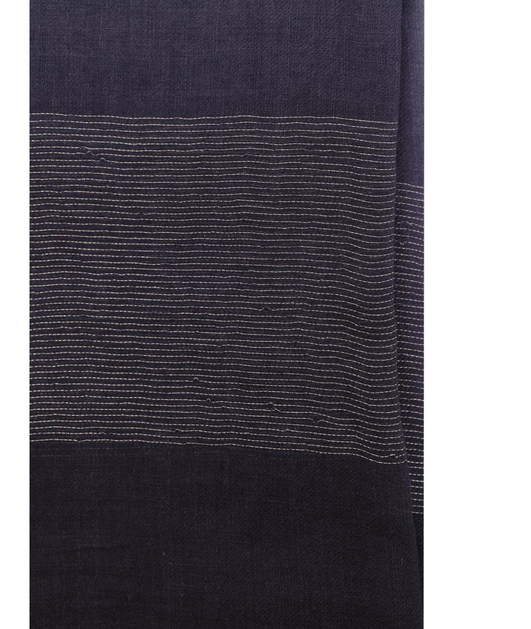 BRUNELLO CUCINELLI Бежевый льняной шарф, фото 5