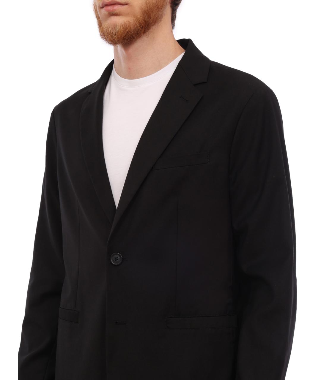ARMANI EXCHANGE Черный полиэстеровый пиджак, фото 4
