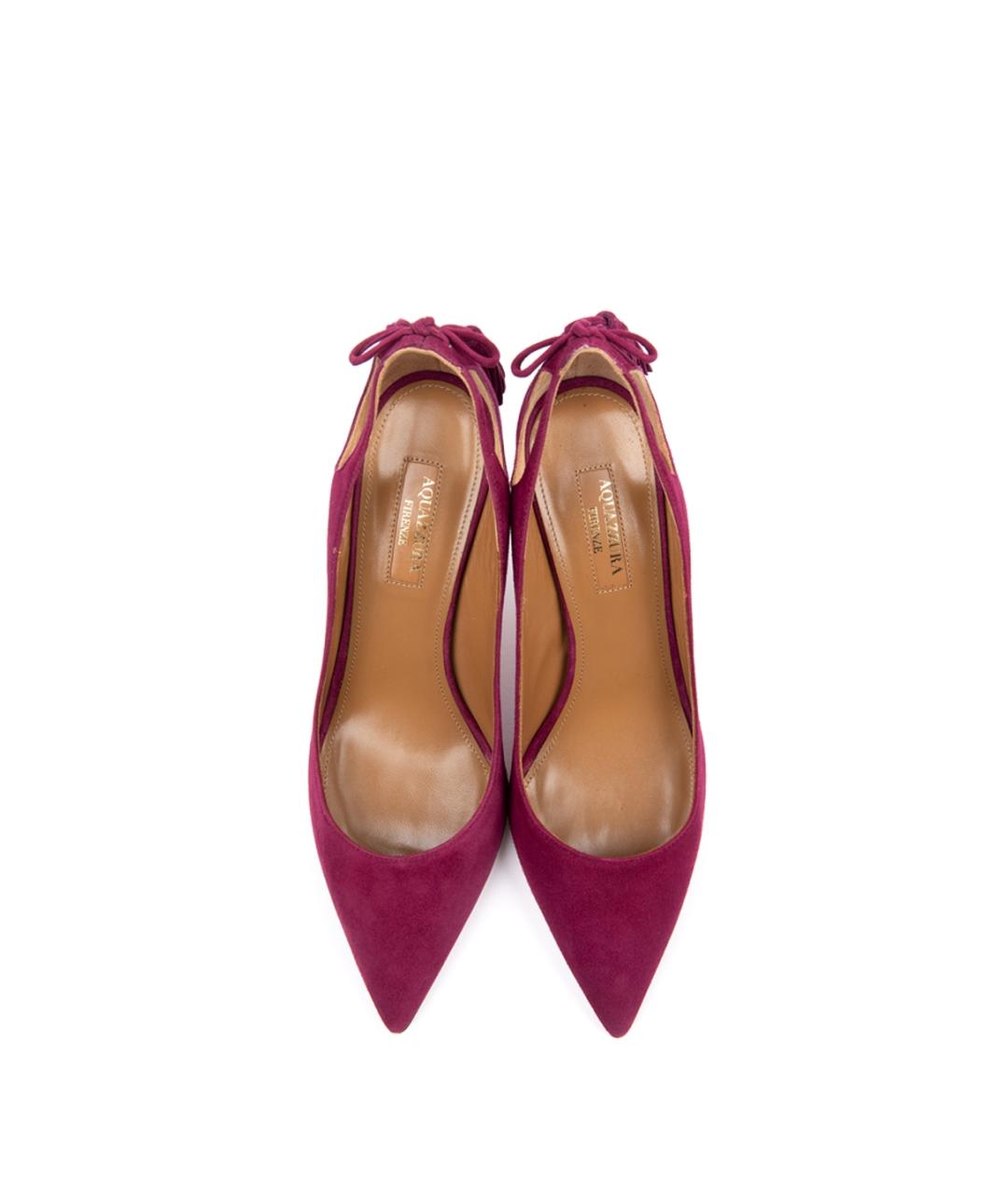 AQUAZZURA Замшевые туфли, фото 4