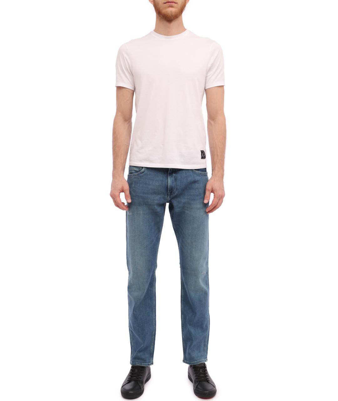 TOMMY HILFIGER Синие хлопковые джинсы скинни, фото 2