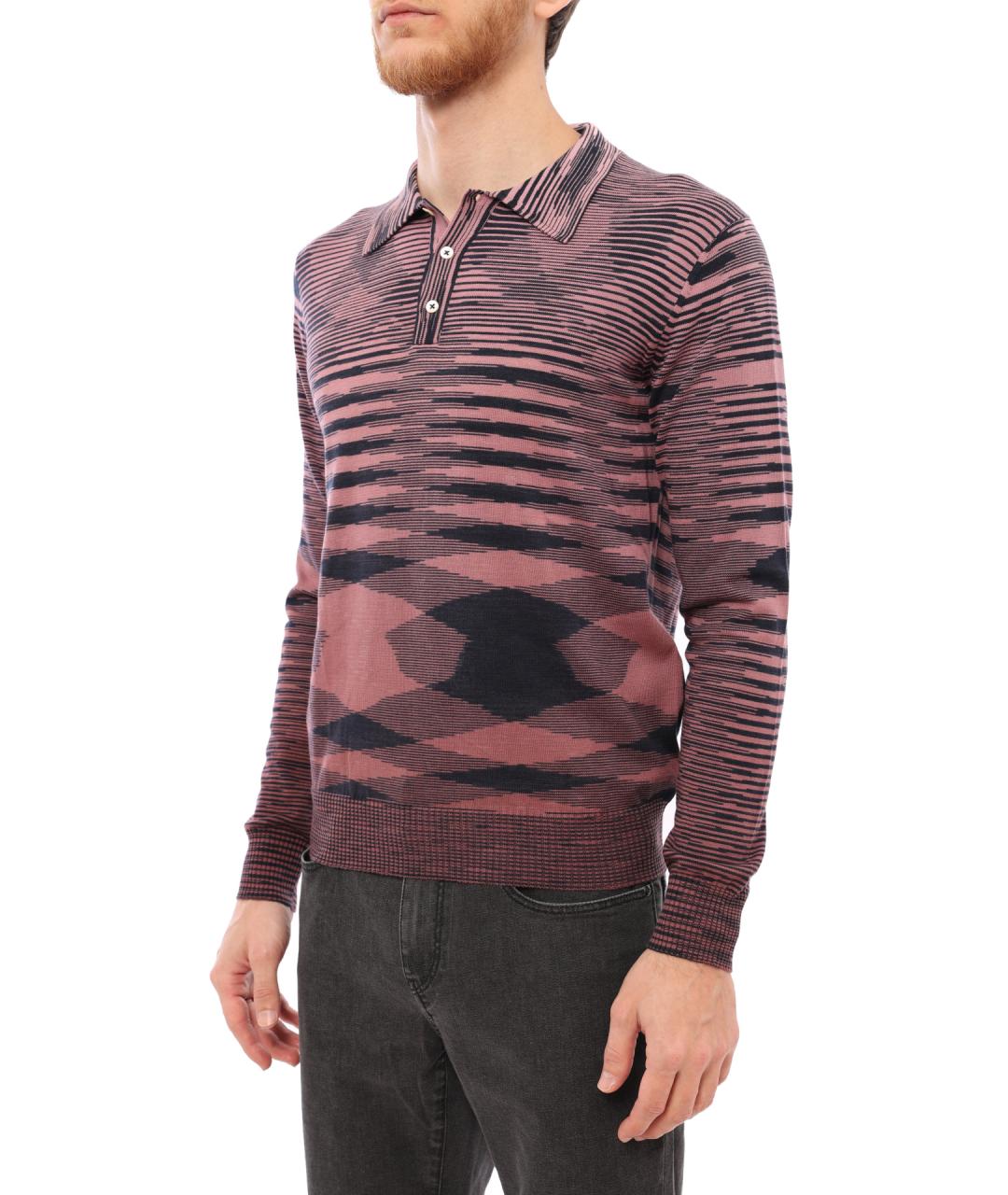 MISSONI Мульти хлопковое поло с длинным рукавом, фото 3