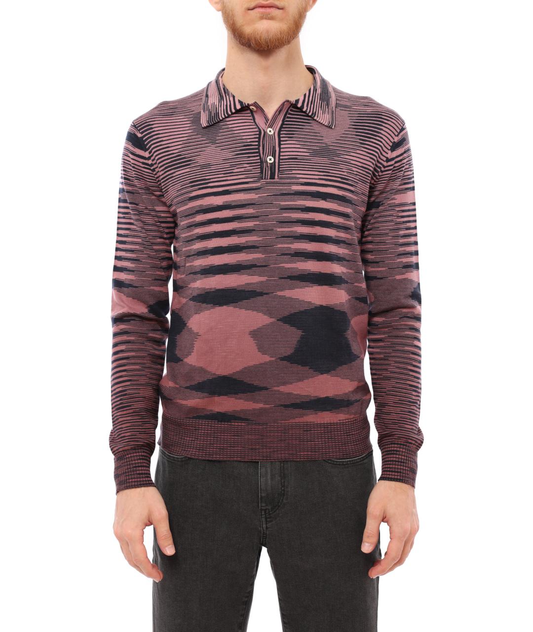 MISSONI Мульти хлопковое поло с длинным рукавом, фото 2