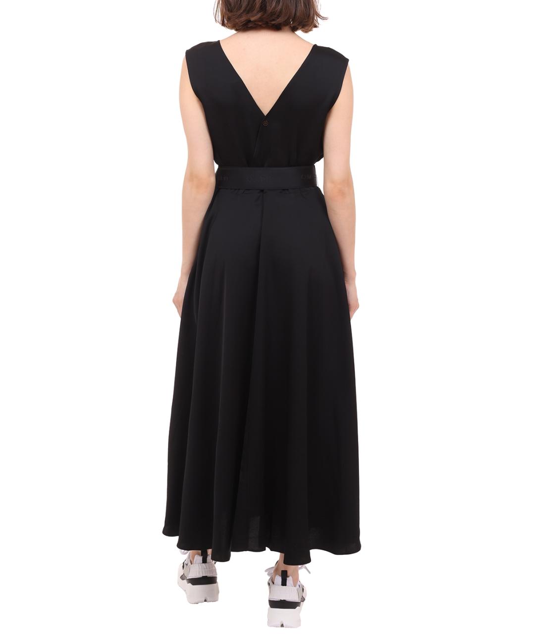 CALVIN KLEIN Черное повседневное платье, фото 4