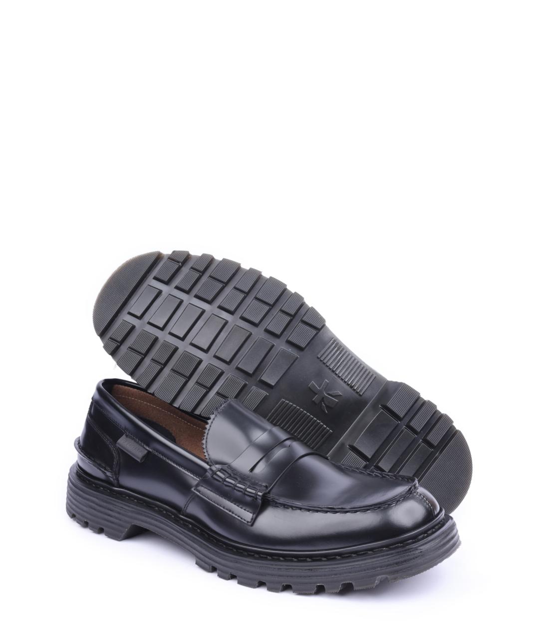 PREMIATA Черные кожаные лоферы, фото 5