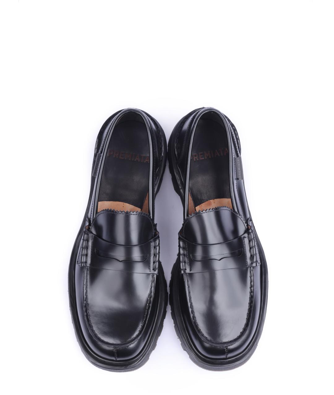 PREMIATA Черные кожаные лоферы, фото 4