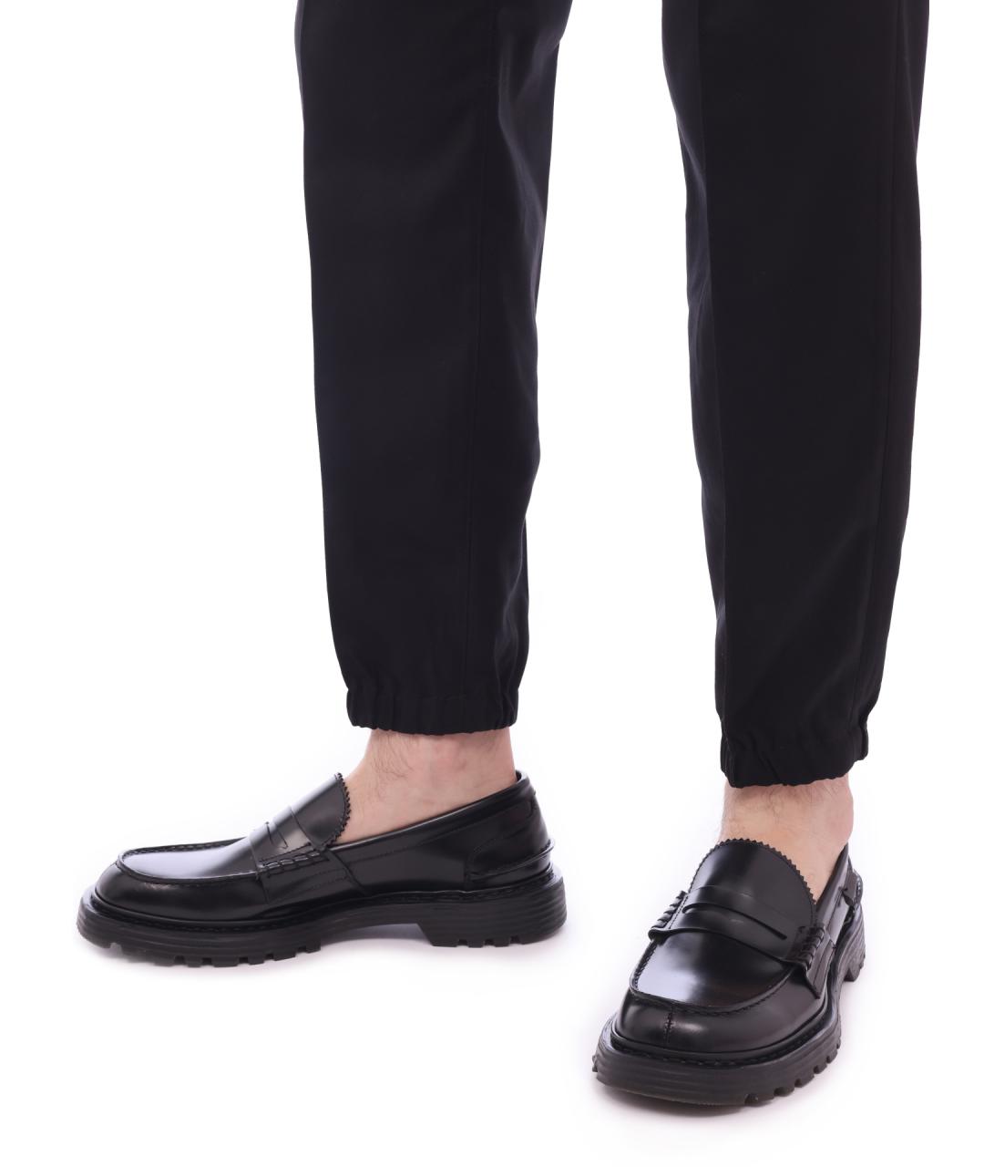 PREMIATA Черные кожаные лоферы, фото 6