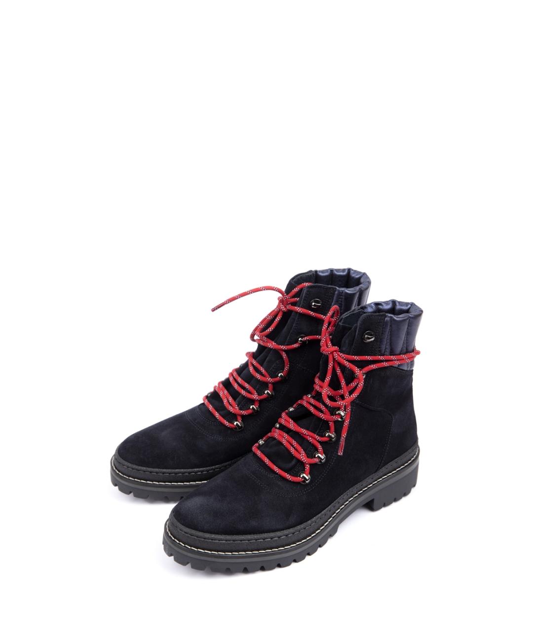 TOMMY HILFIGER Синие замшевые ботинки, фото 2