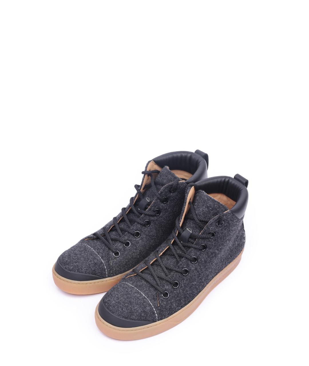 PREMIATA Серые высокие кроссовки / кеды, фото 2