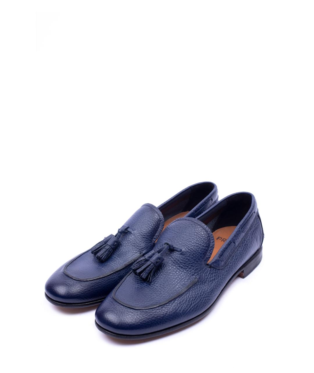 PREMIATA Темно-синие кожаные лоферы, фото 2