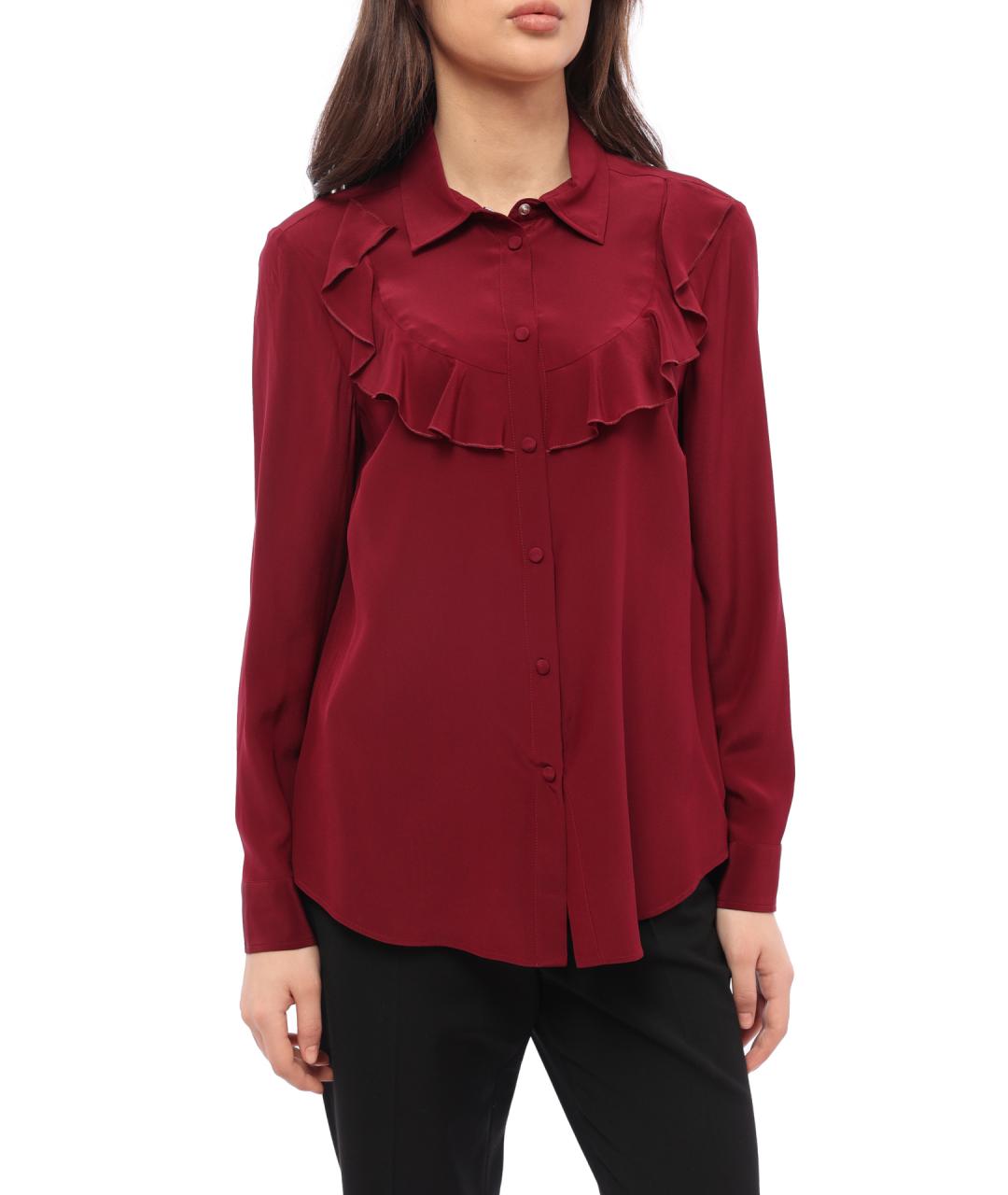 VALENTINO Бордовая блузы, фото 6