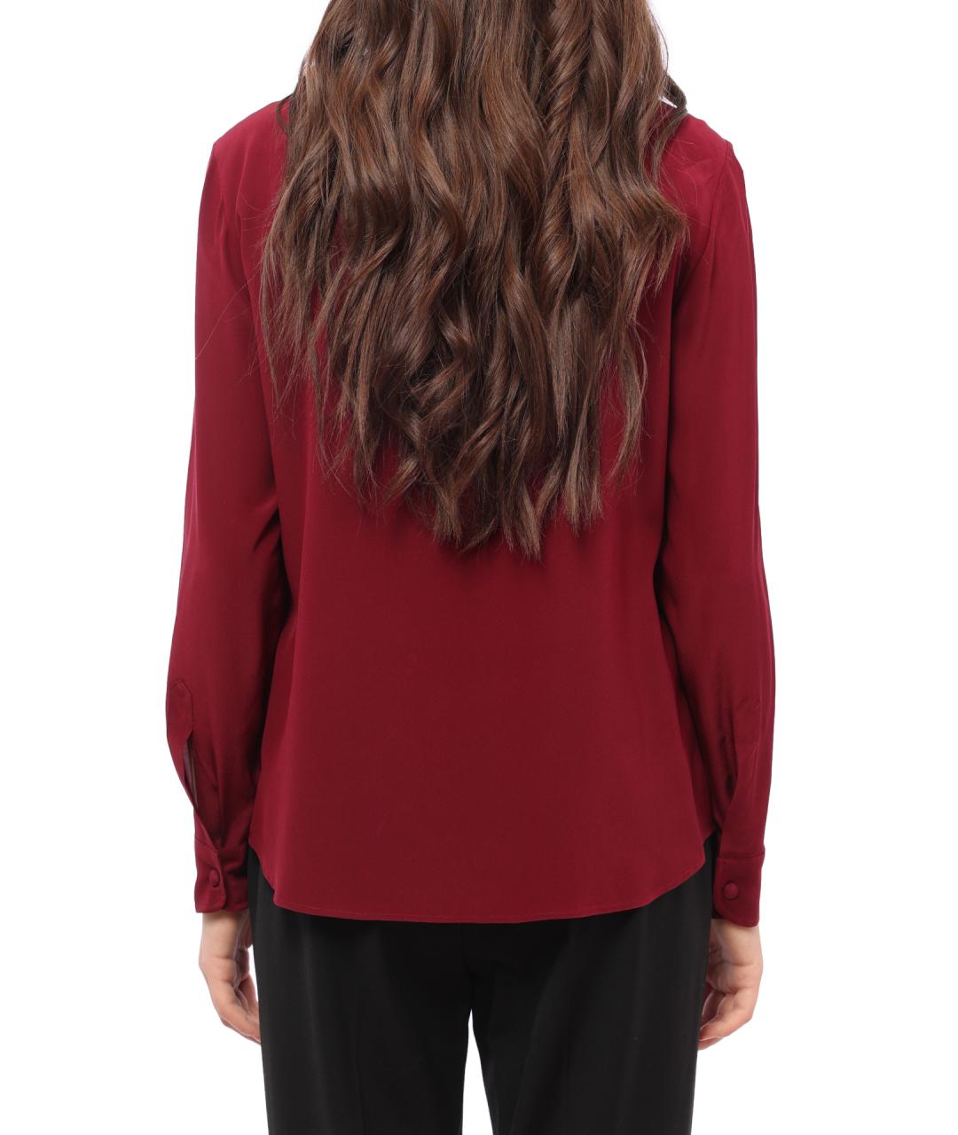 VALENTINO Бордовая блузы, фото 5