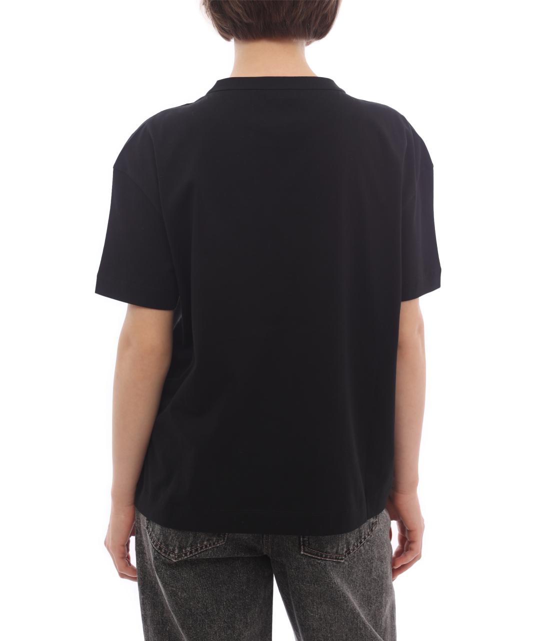 BRUNELLO CUCINELLI Черная хлопковая футболка, фото 4