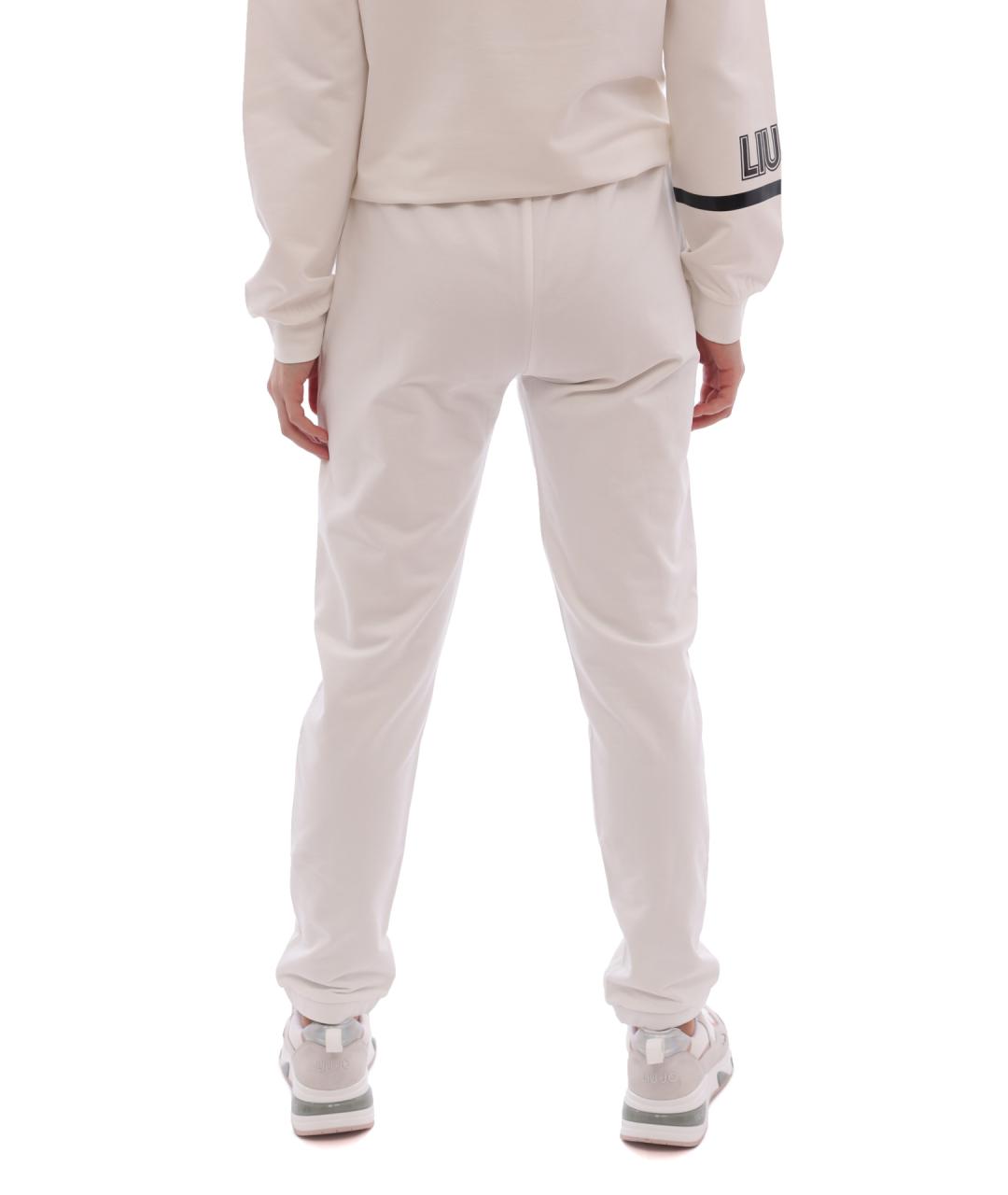 LIU JO Белые прямые брюки, фото 5