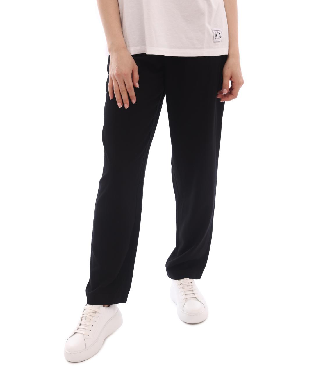 ARMANI EXCHANGE Черные прямые брюки, фото 1