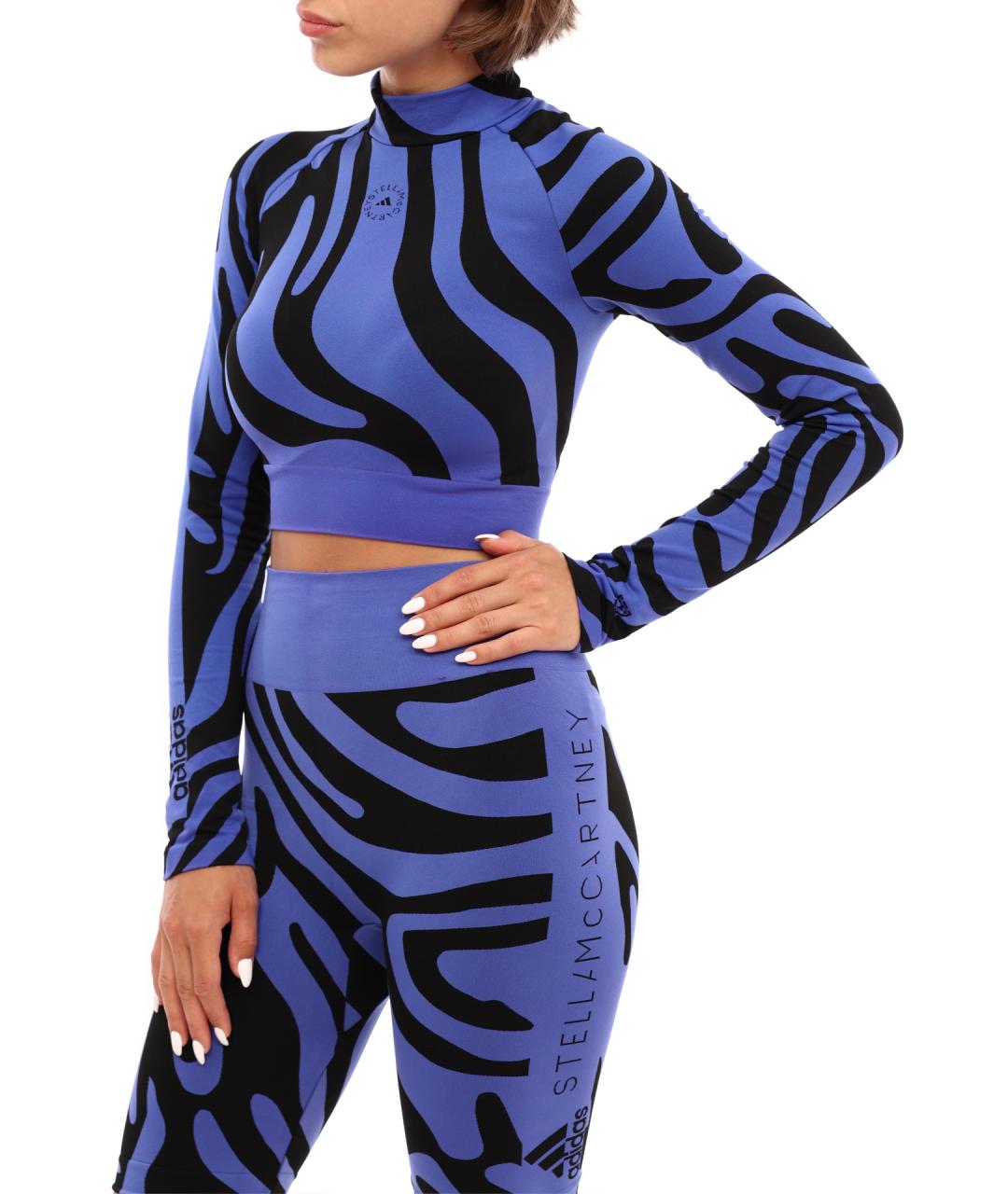 ADIDAS BY STELLA MCCARTNEY Синяя майка, фото 3