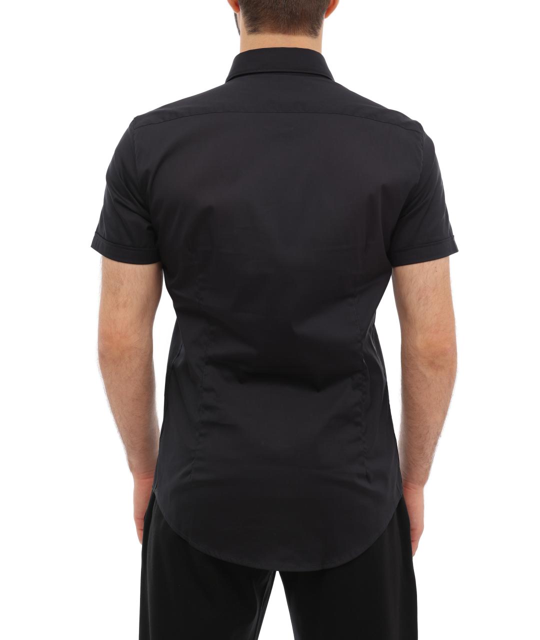 EMPORIO ARMANI Темно-синяя кэжуал рубашка, фото 4