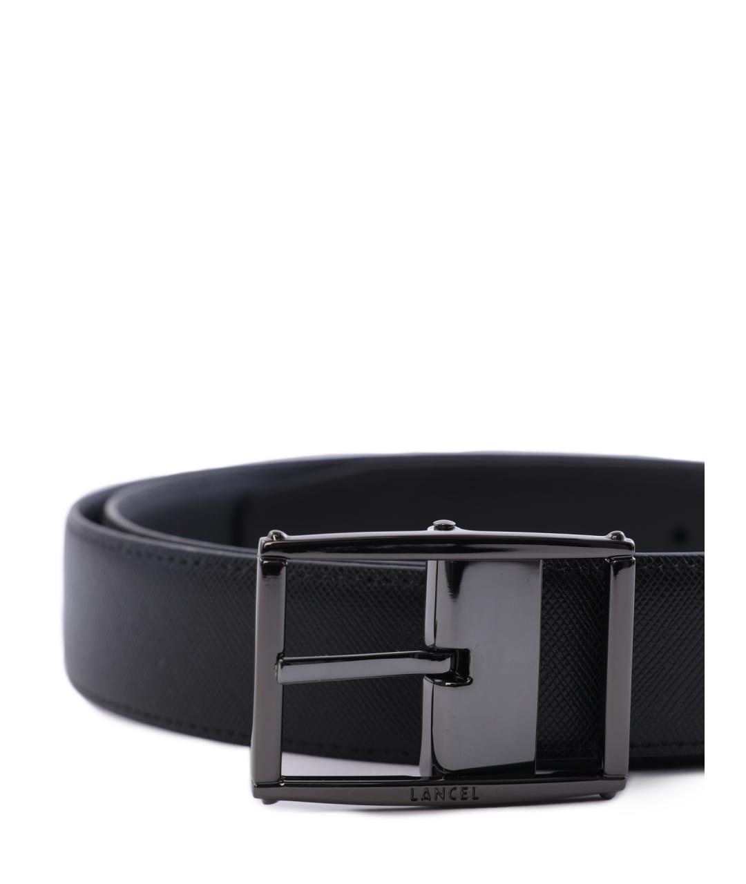 LANCEL Черный ремень, фото 4