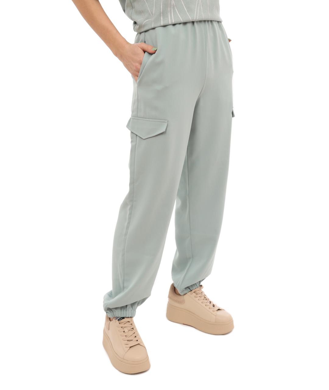 ARMANI EXCHANGE Голубые хлопковые спортивные брюки и шорты, фото 5