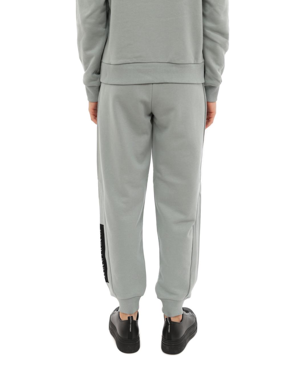 ARMANI EXCHANGE Голубые хлопковые спортивные брюки и шорты, фото 4