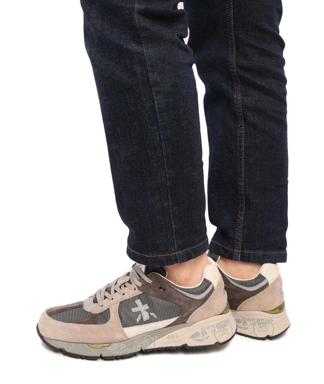 PREMIATA Мульти кожаные низкие кроссовки / кеды, фото 8