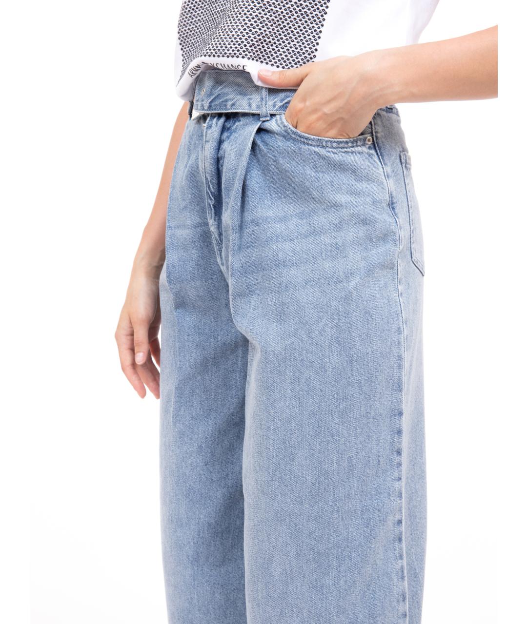 ARMANI EXCHANGE Голубые прямые джинсы, фото 3