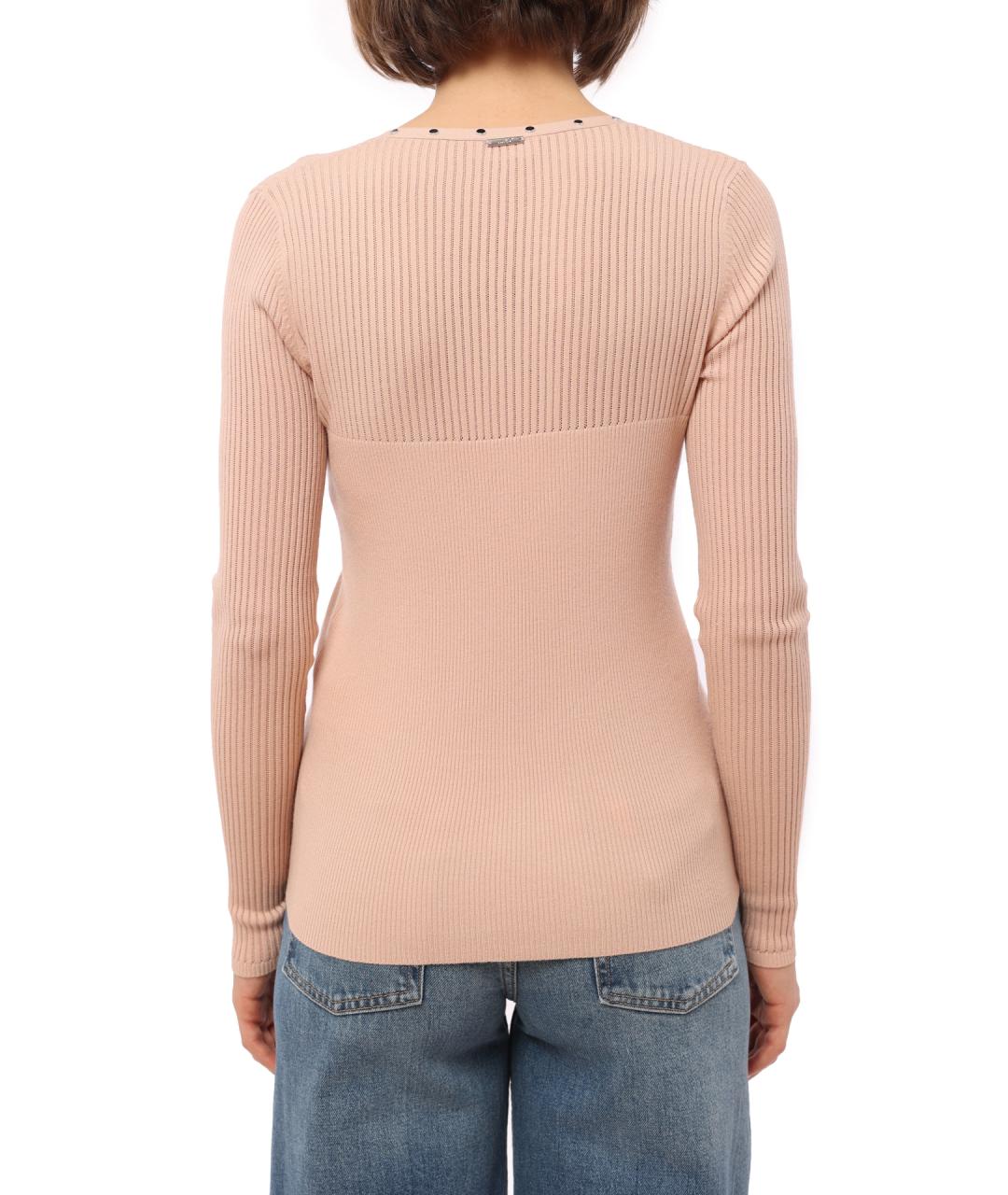 LIU JO Бежевый хлопковый жакет/пиджак, фото 6