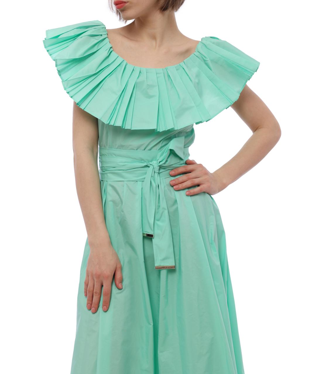 LIU JO Зеленые платье, фото 2