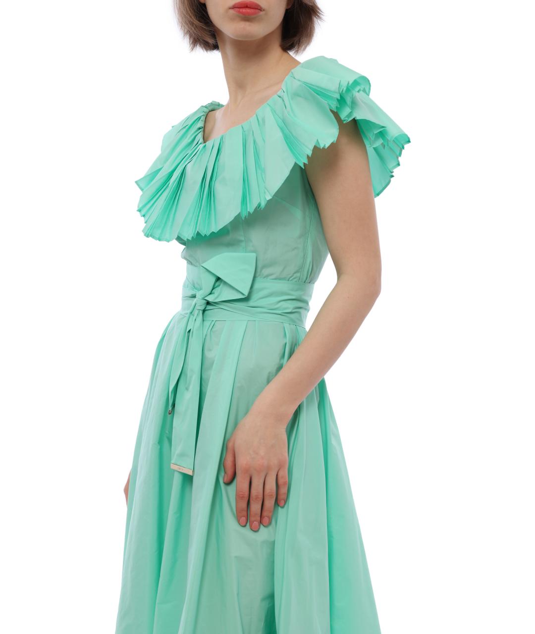 LIU JO Зеленые платье, фото 4