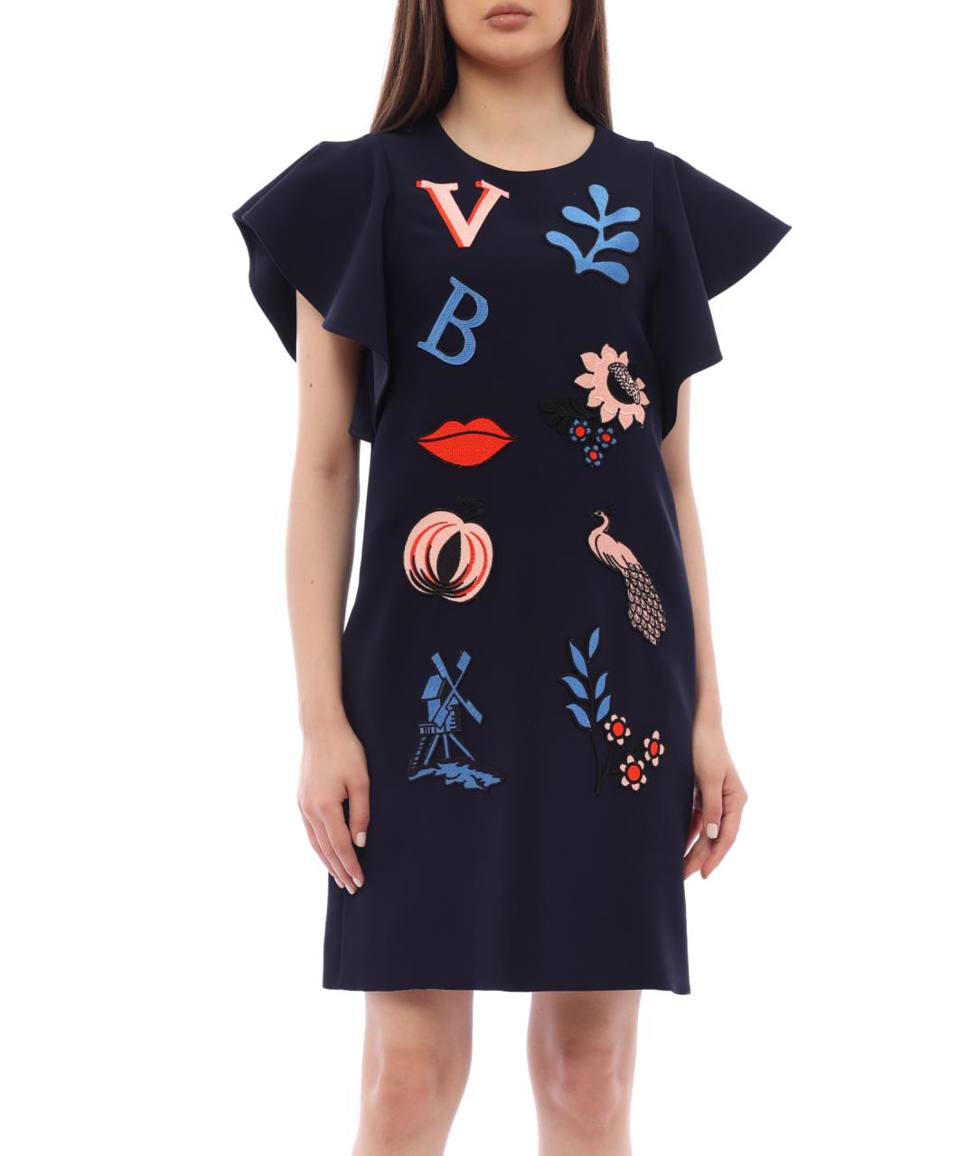 VICTORIA BECKHAM Мульти повседневное платье, фото 2