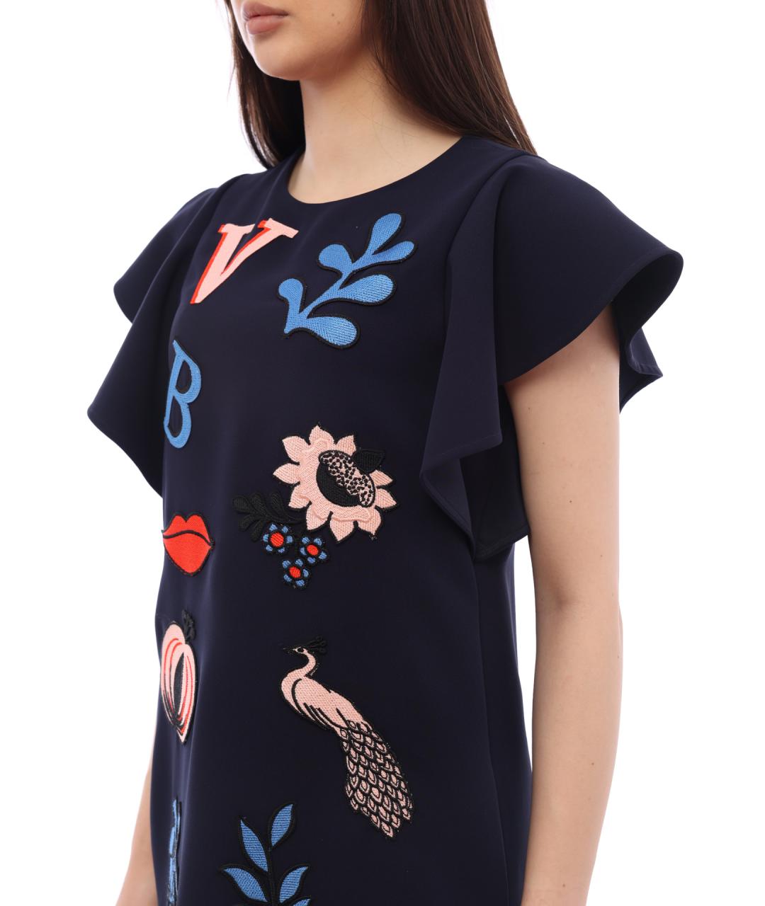 VICTORIA BECKHAM Мульти повседневное платье, фото 3