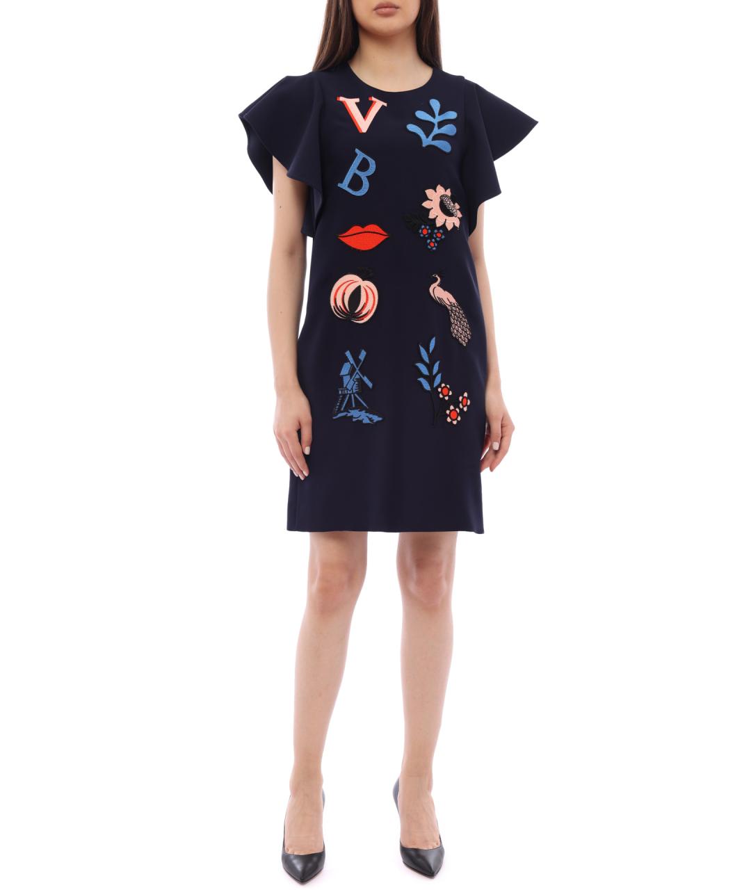 VICTORIA BECKHAM Мульти повседневное платье, фото 1