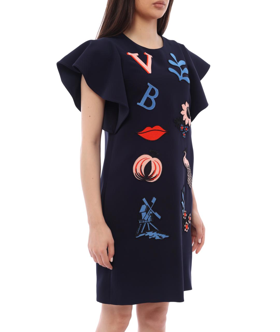 VICTORIA BECKHAM Мульти повседневное платье, фото 5