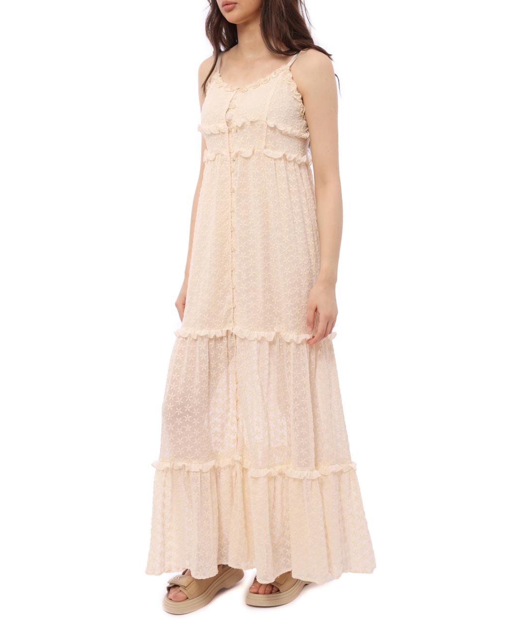 LIU JO Бежевое платье, фото 3