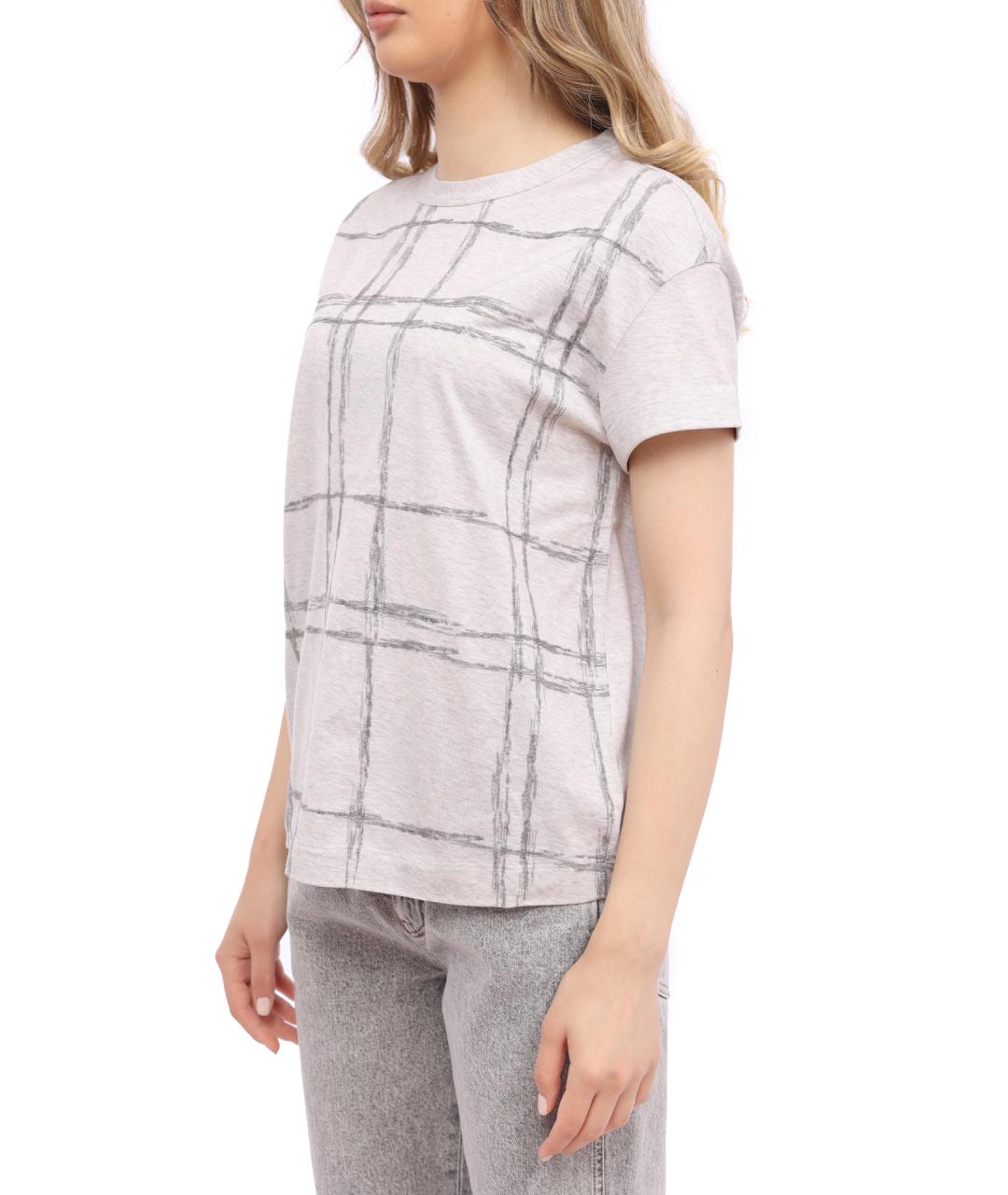 BRUNELLO CUCINELLI Мульти хлопковая футболка, фото 3