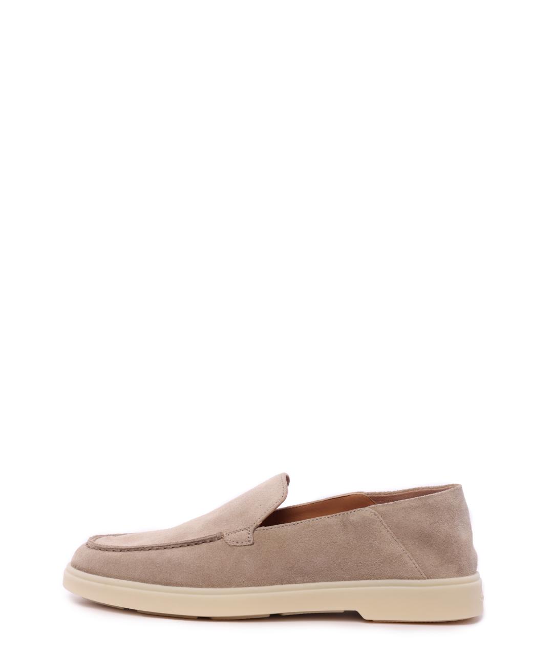 SANTONI Розовые замшевые лоферы, фото 8