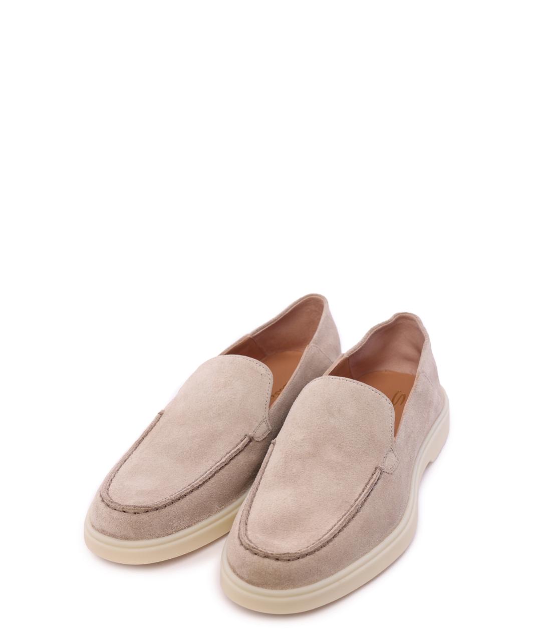 SANTONI Розовые замшевые лоферы, фото 2