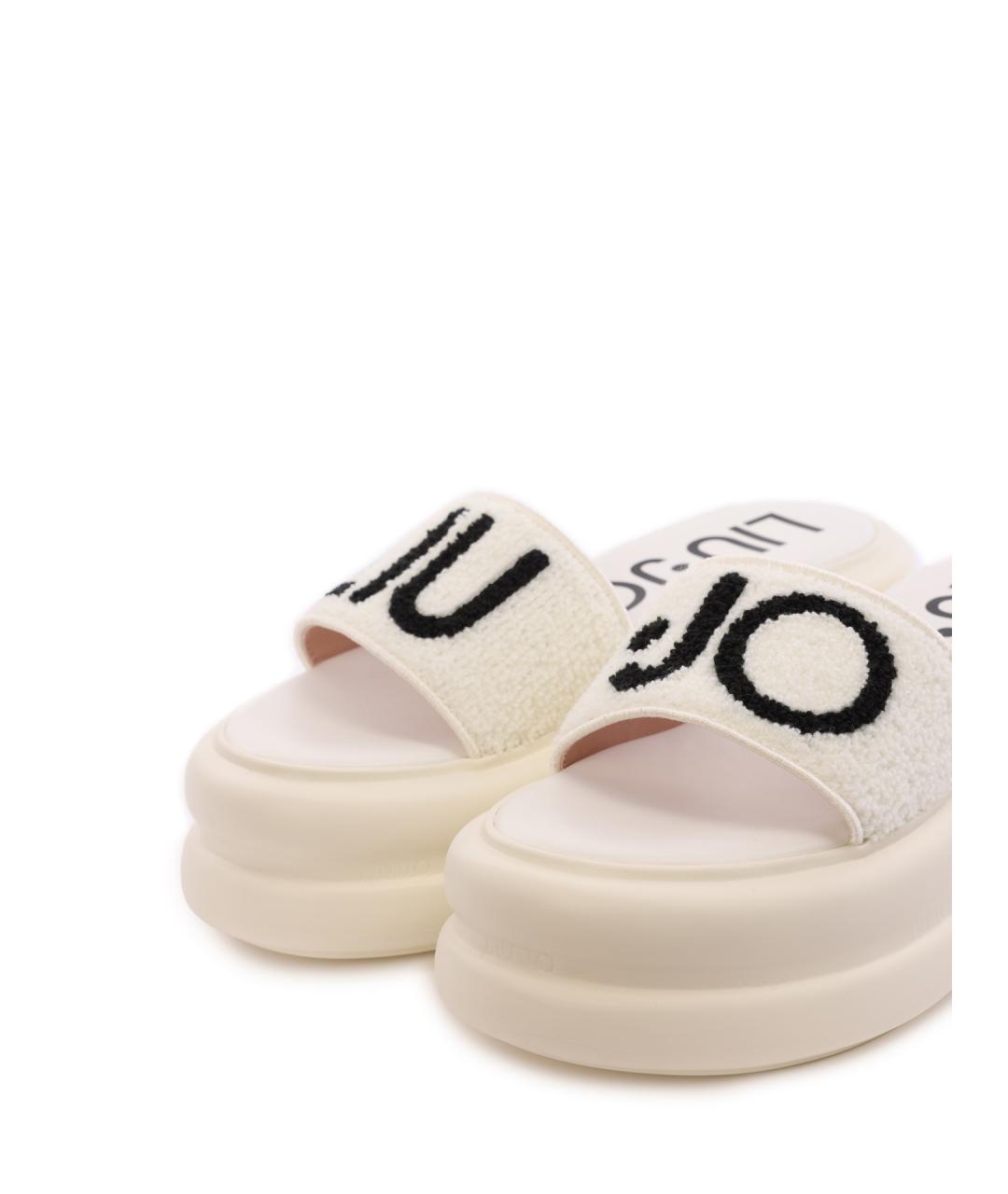 LIU JO Белые шлепанцы, фото 6