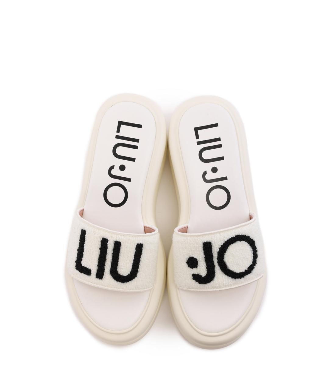 LIU JO Белые шлепанцы, фото 5