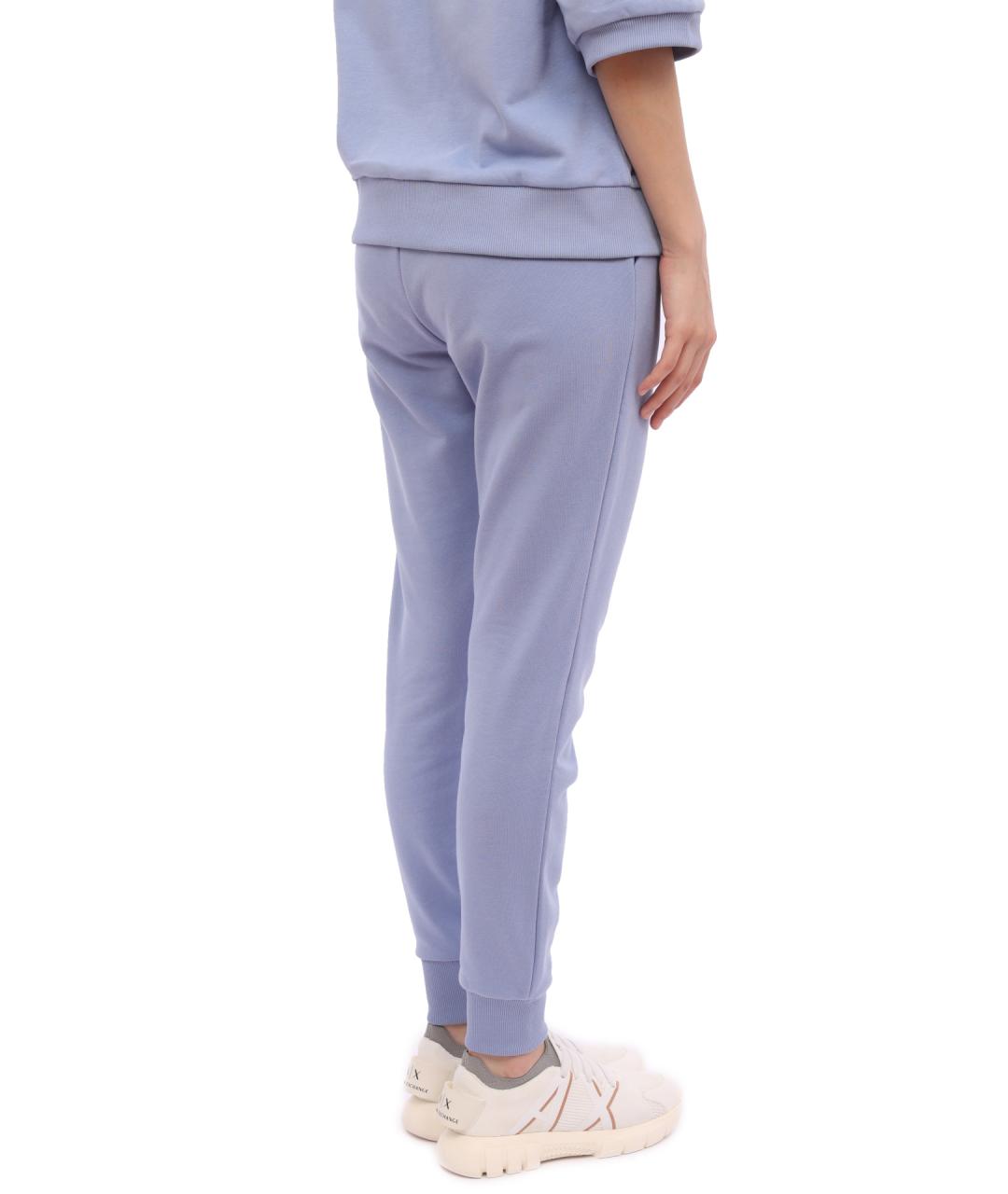 ARMANI EXCHANGE Фиолетовые хлопковые спортивные брюки и шорты, фото 4