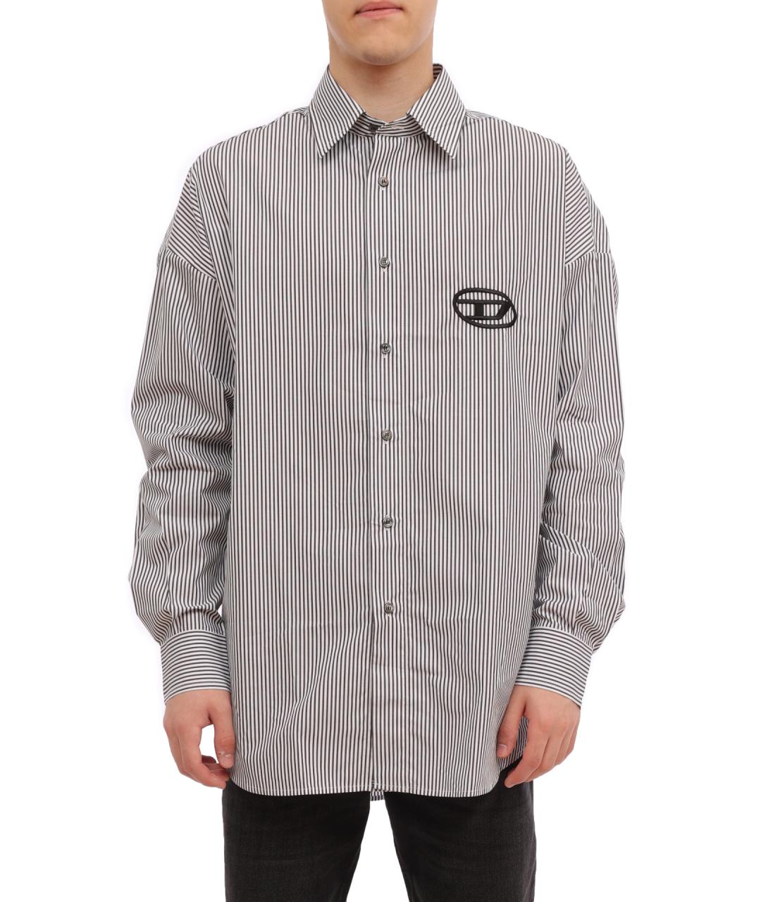 DIESEL Серая хлопковая кэжуал рубашка, фото 1