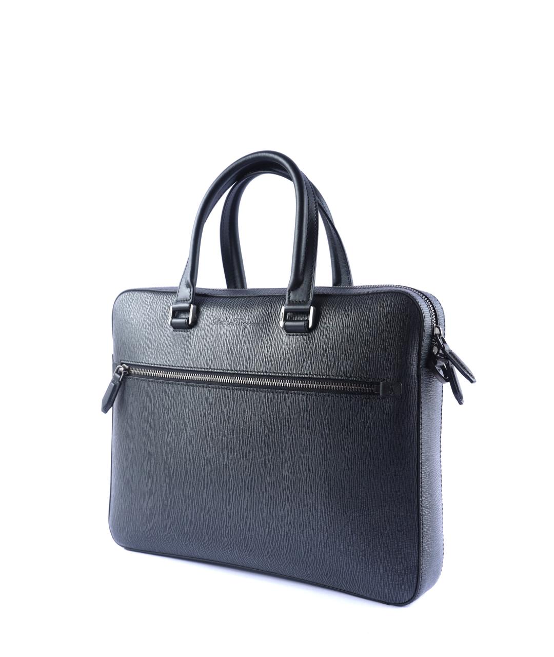 FERRAGAMO Черный портфель, фото 2