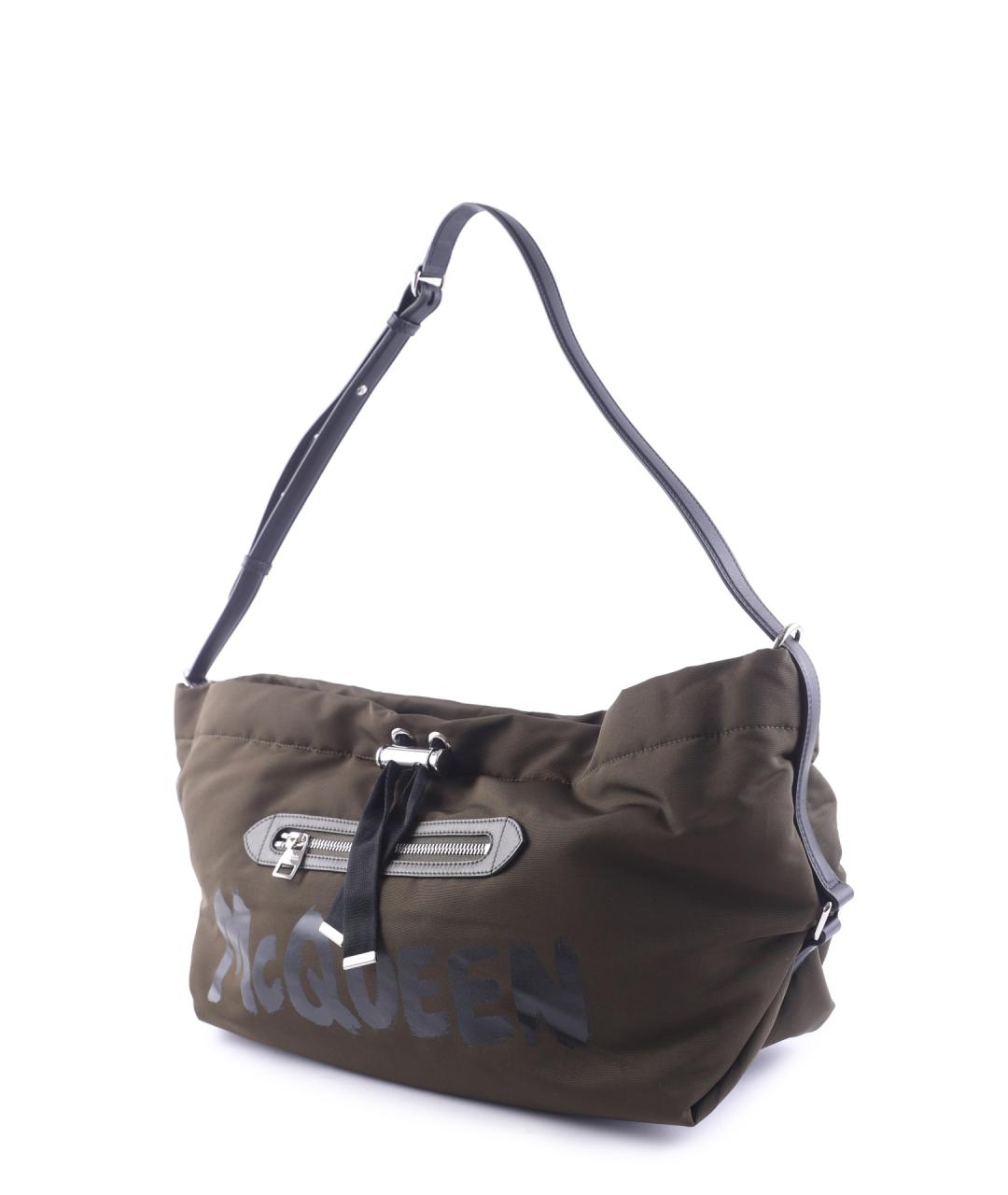 ALEXANDER MCQUEEN Хаки дорожная/спортивная сумка, фото 2