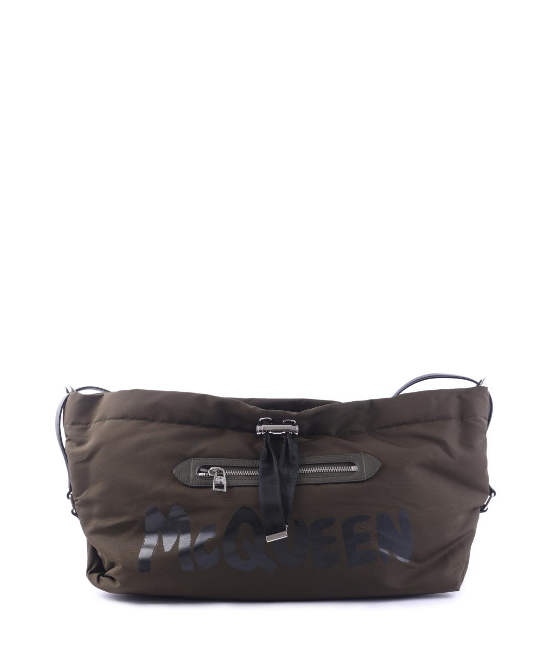 ALEXANDER MCQUEEN Хаки дорожная/спортивная сумка, фото 1