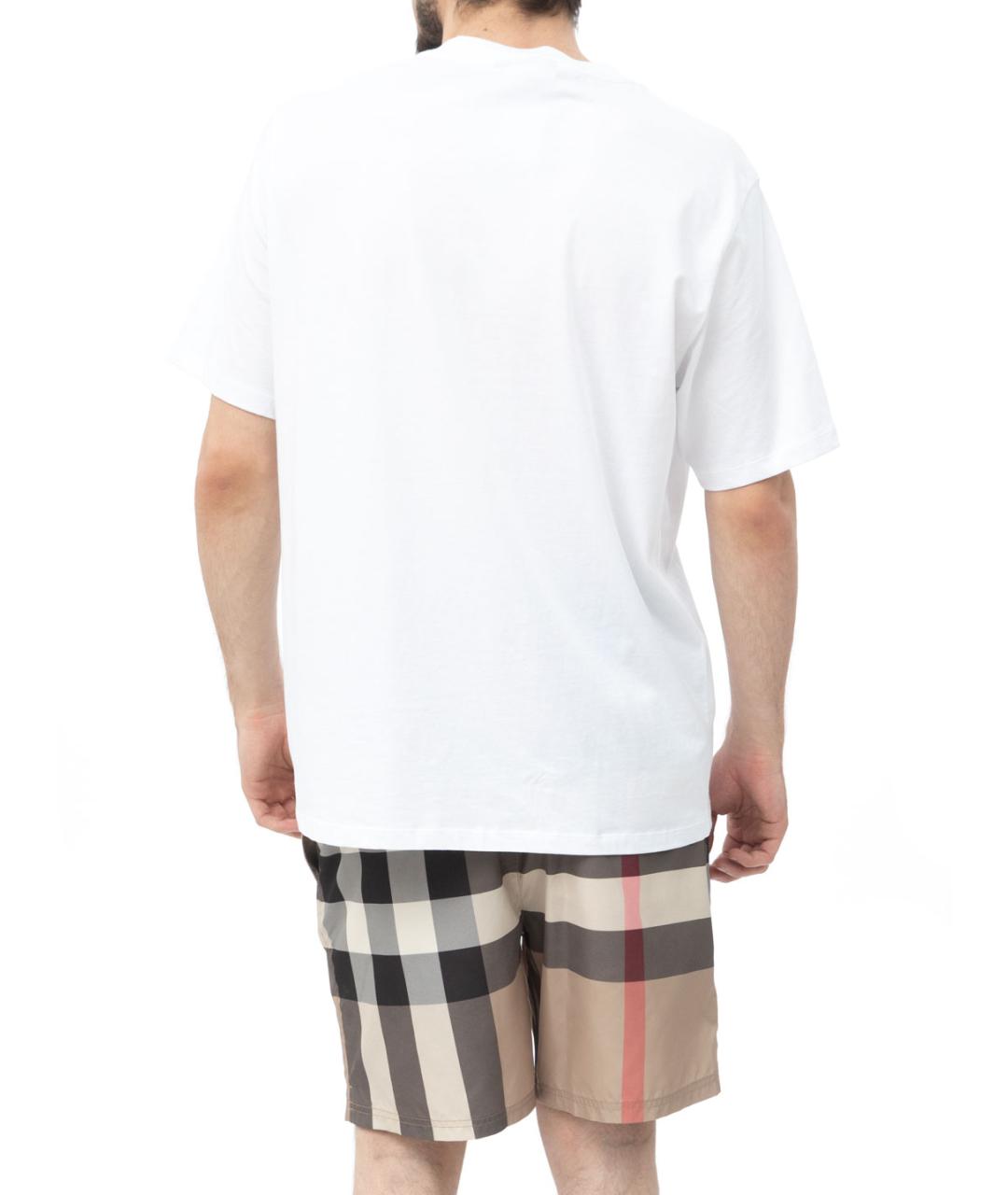 BURBERRY Бежевые шорты, фото 5