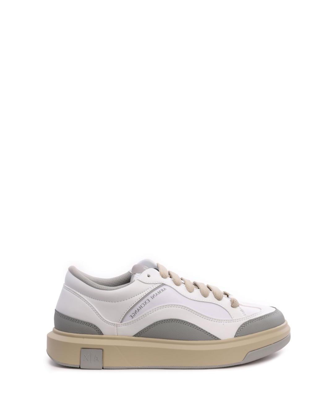 ARMANI EXCHANGE Белые низкие кроссовки / кеды, фото 1